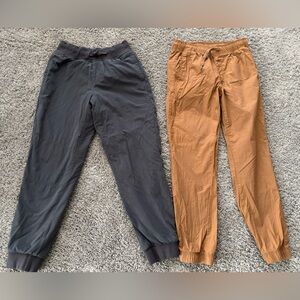 Falls Creek Kids Pants Bundle Khaki and Gray Size L 10-12